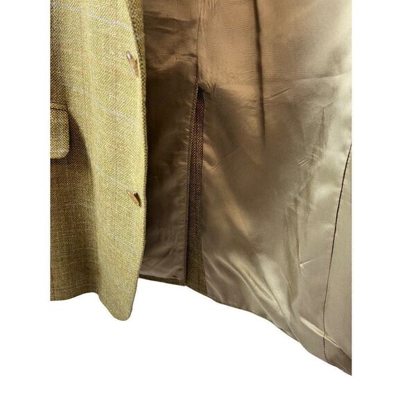 Vintage Brooks Brothers Plaid Wool Single Button Blazer Sports Coat Jacket 42 LG - Picture 6 of 11